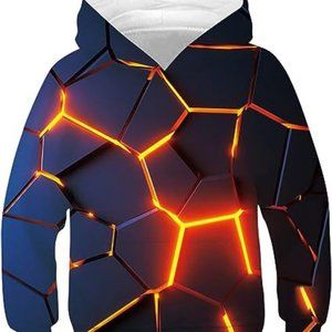 Boys Girls Hoodies for Kids 3D Prints Casual Pullover Sweatshirts